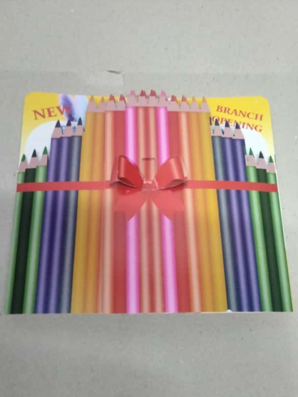 Opening Ceremony Card Die cut