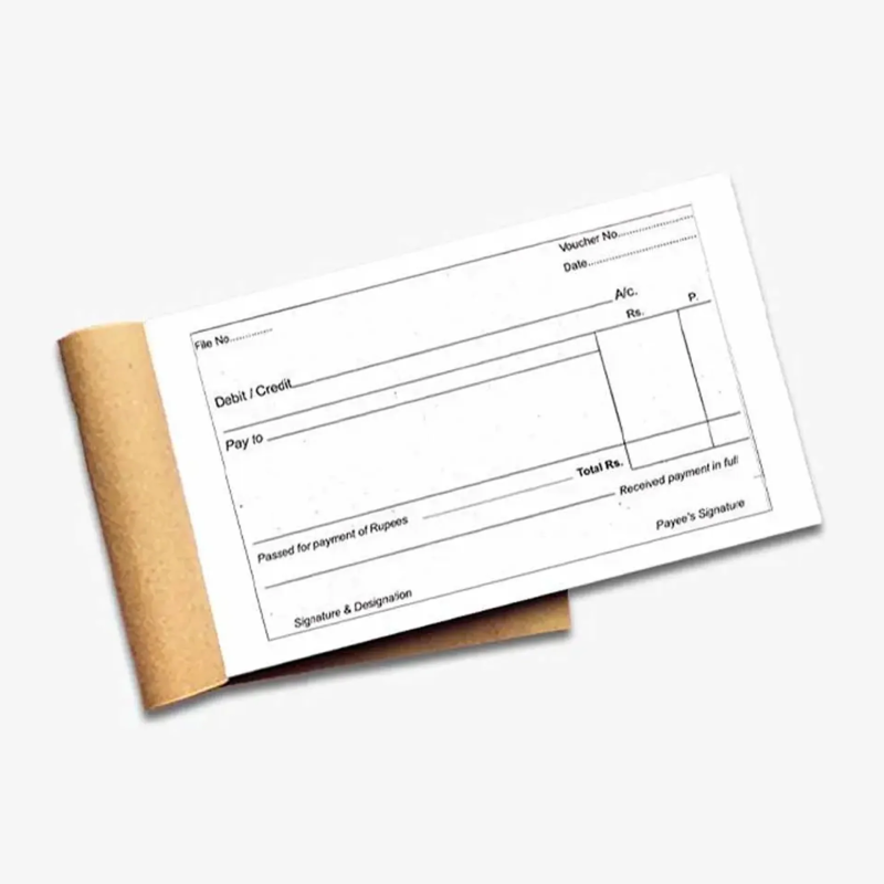 Reciept Voucher book