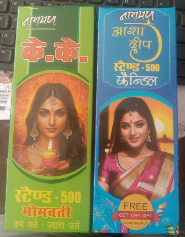 Stand Candle Packaging Box