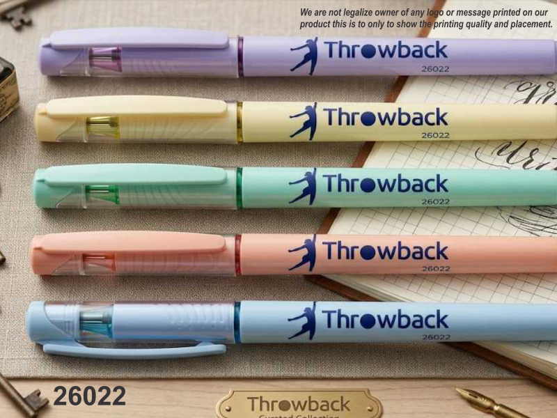 Throwback plastic