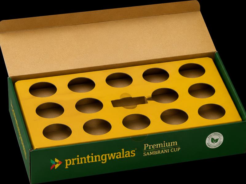 Corrugated Pizza Style Sambrani Cup Box
